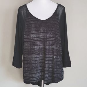 Seven 14/16 Black & White Top